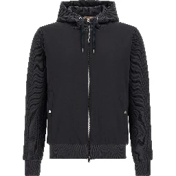 Blue Cotton Shell Jacket