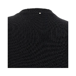 Black Virgin Wool Tank Tops