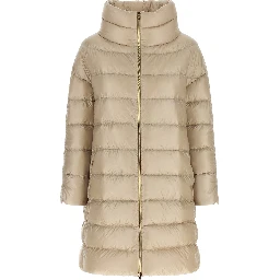 Beige Polyamide Coat