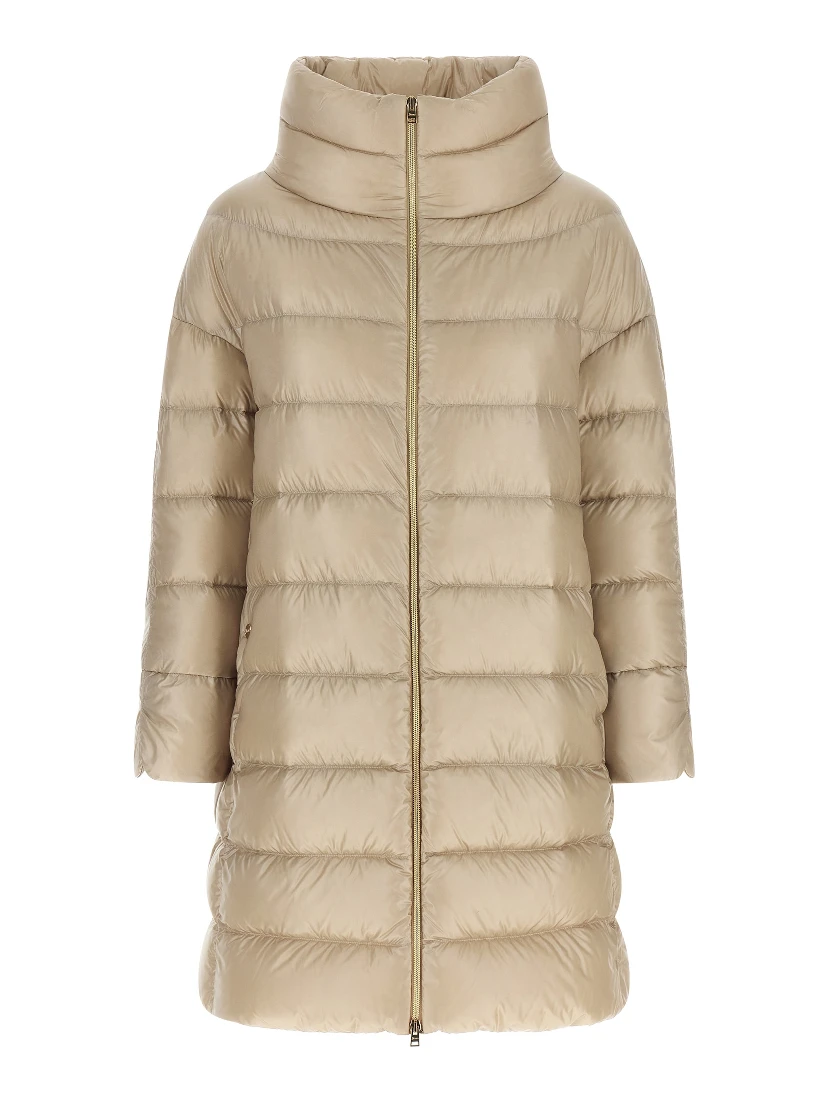 Beige Polyamide Coat