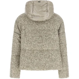Beige Wool Full-Length Jacket