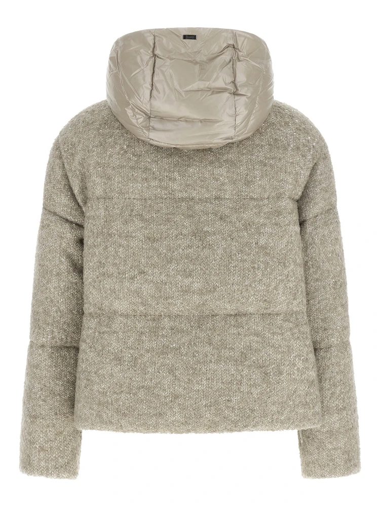 Beige Wool Full-Length Jacket alternative