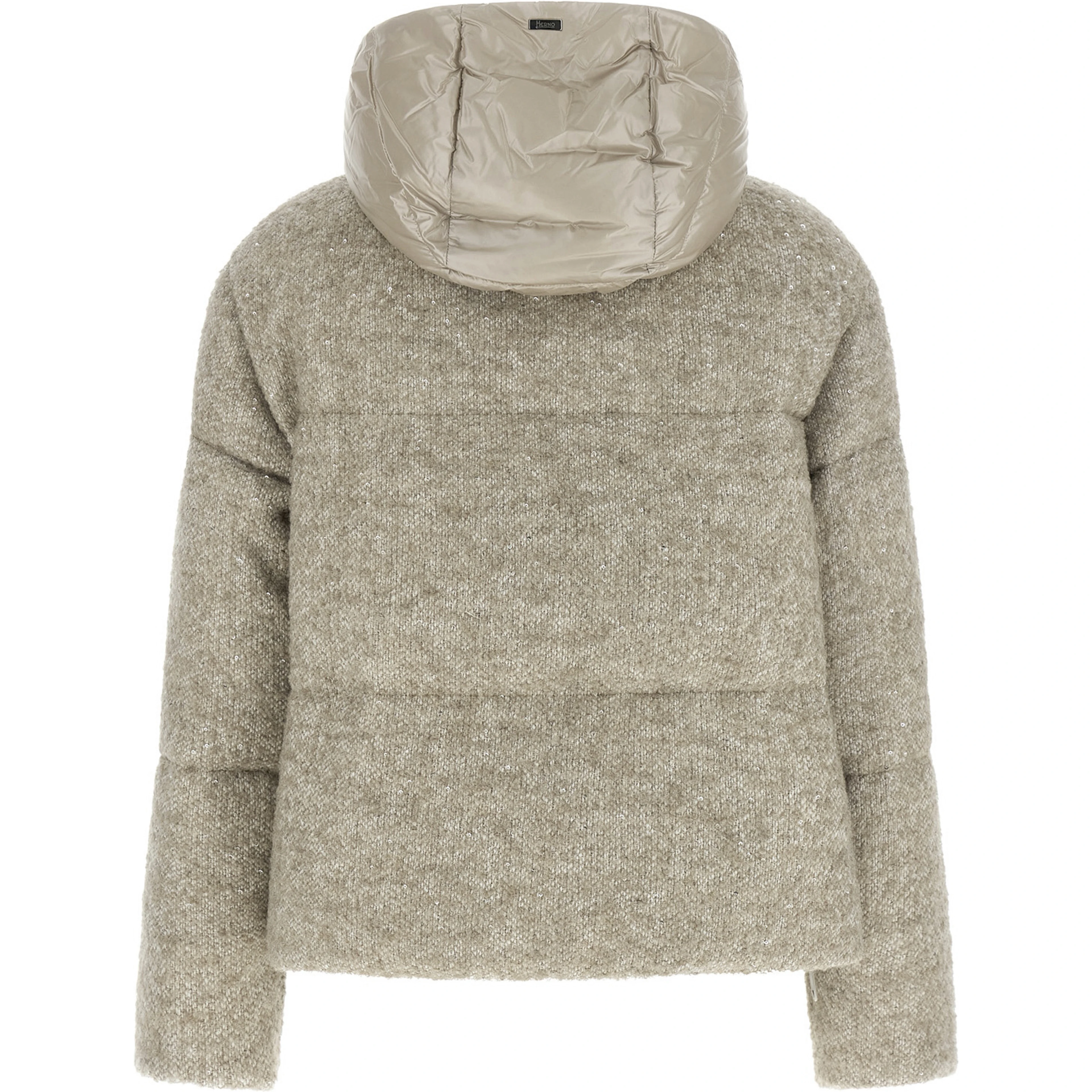 Beige Wool Full-Length Jacket