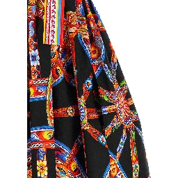 Multicolor Cotton Short Dress