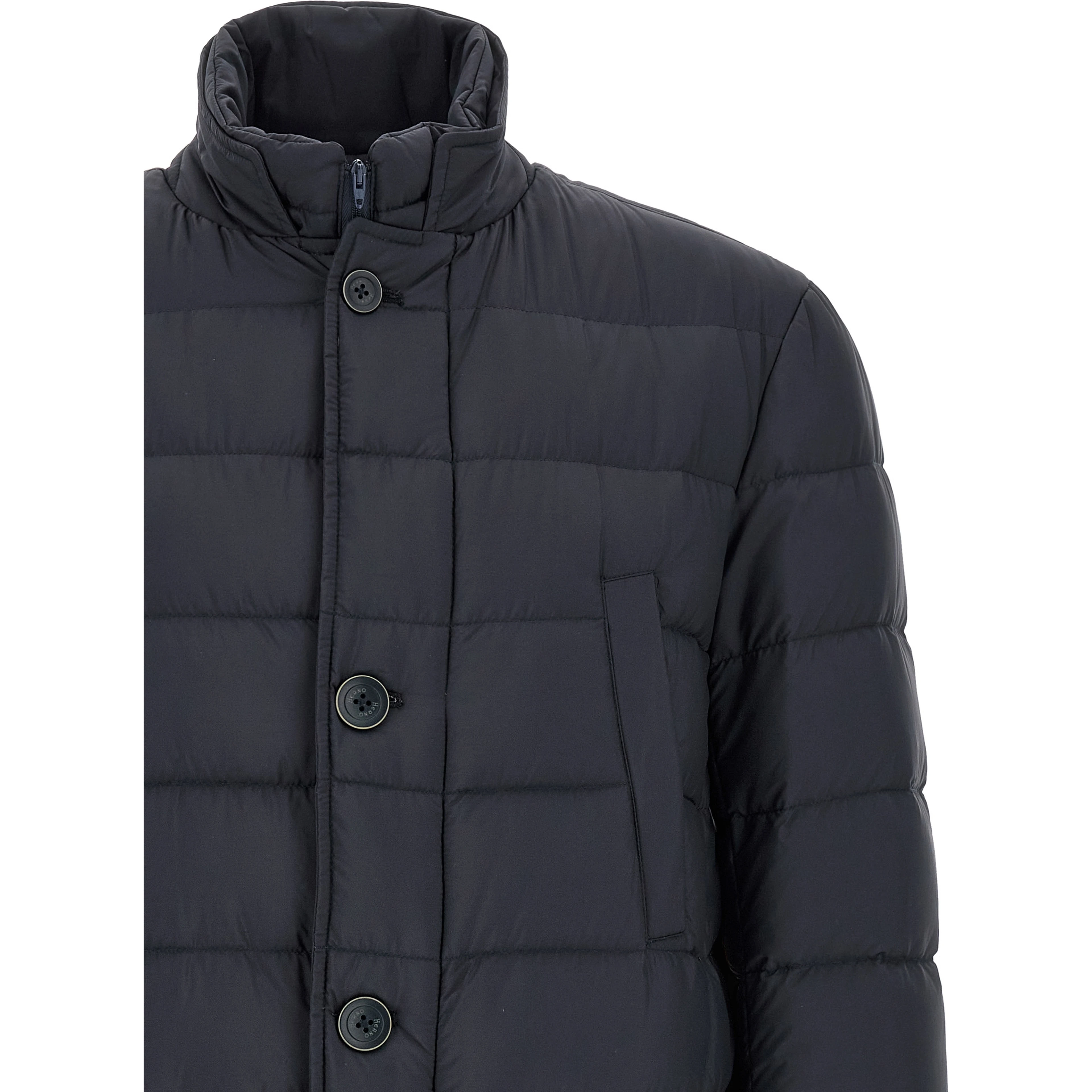 Blue Polyamide Coat