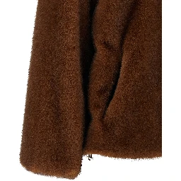 Brown Polyester Bomber