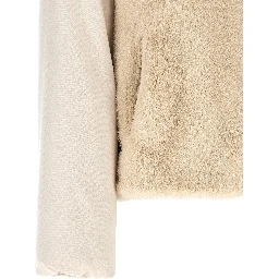 Beige Polyester Full-Length Jacket