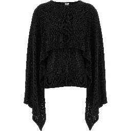 Black Silk Cardigan