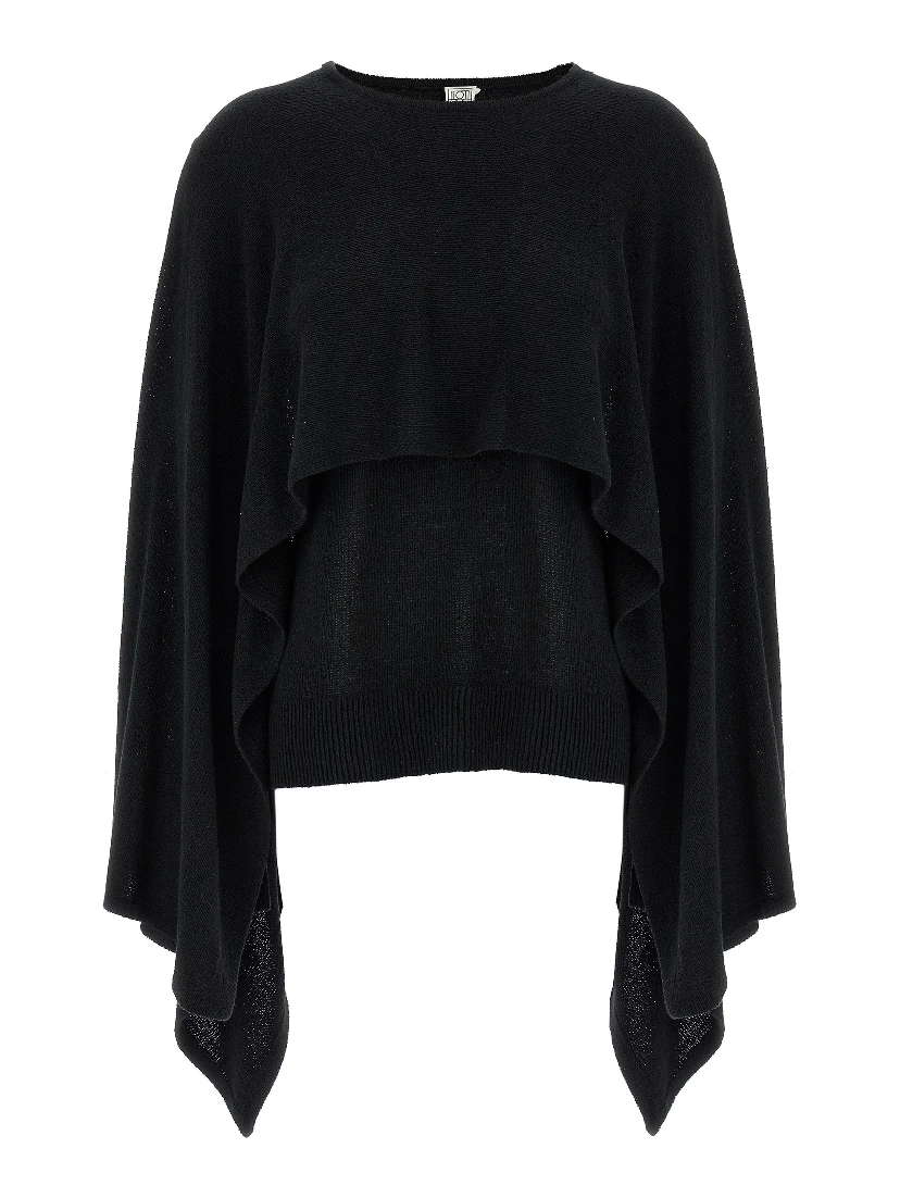 Black Silk Cardigan