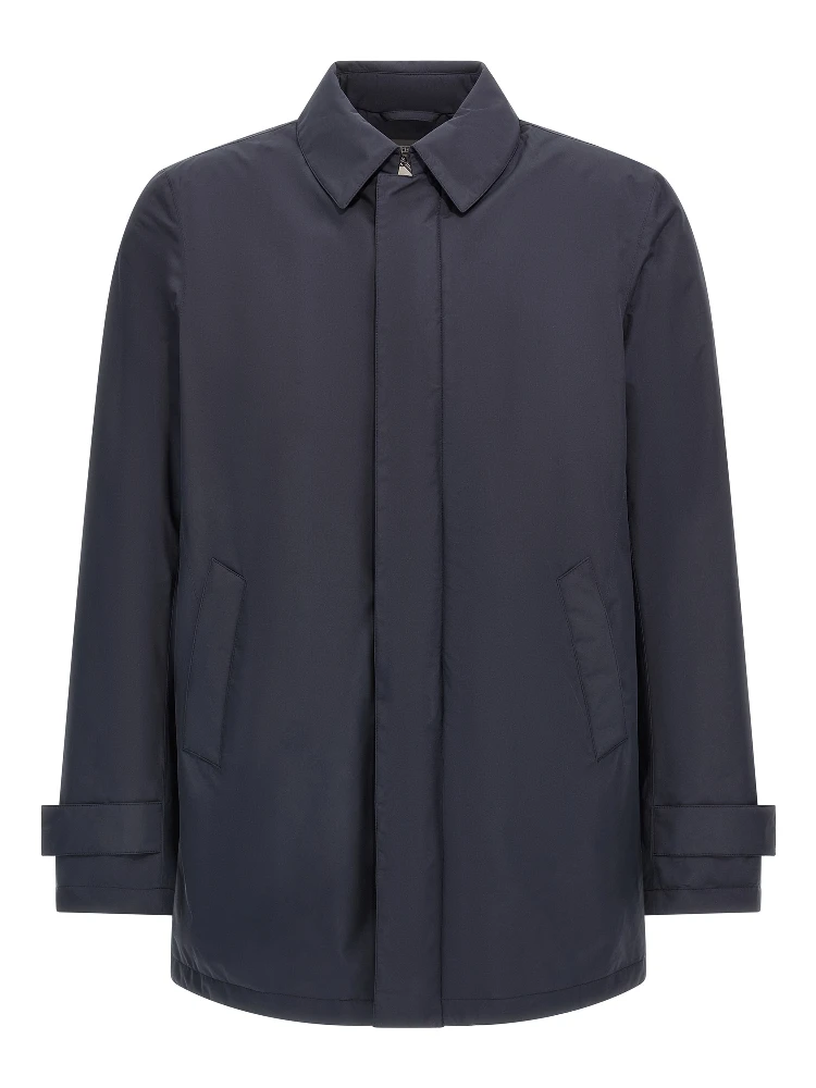 Blue Polyester Parka alternative