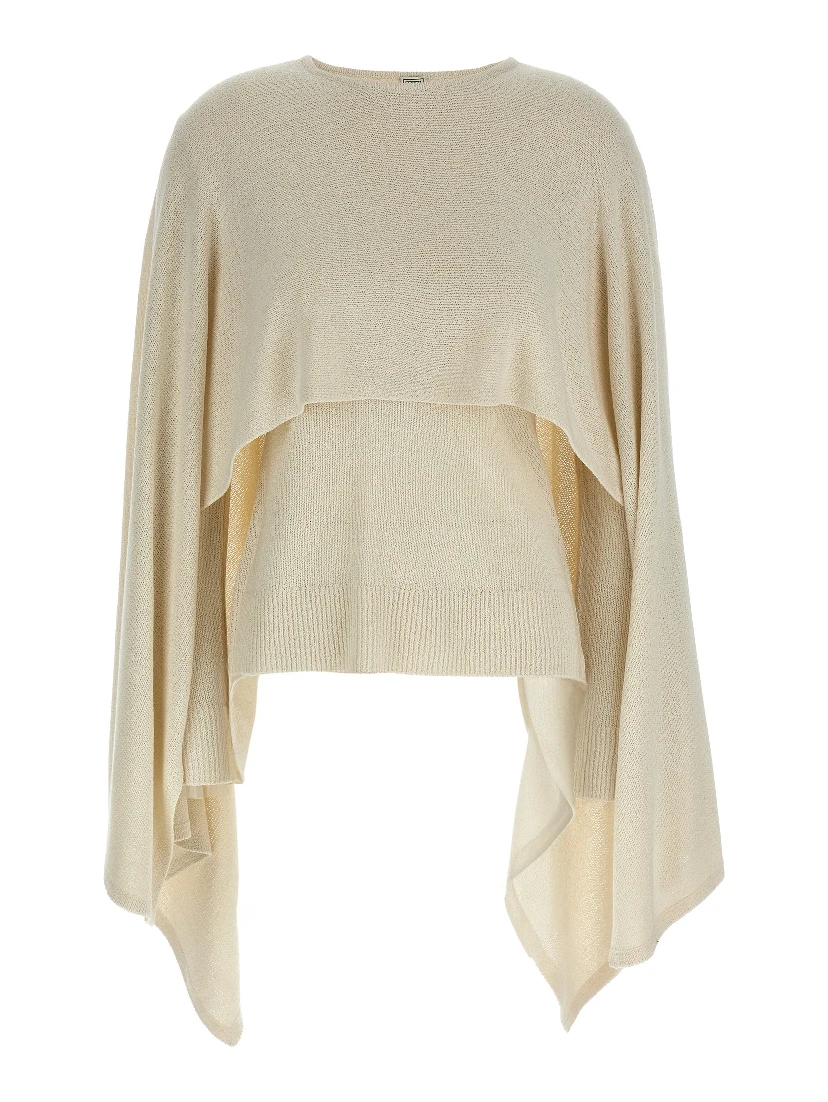 Beige Silk Cardigan