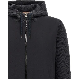 Blue Cotton Shell Jacket
