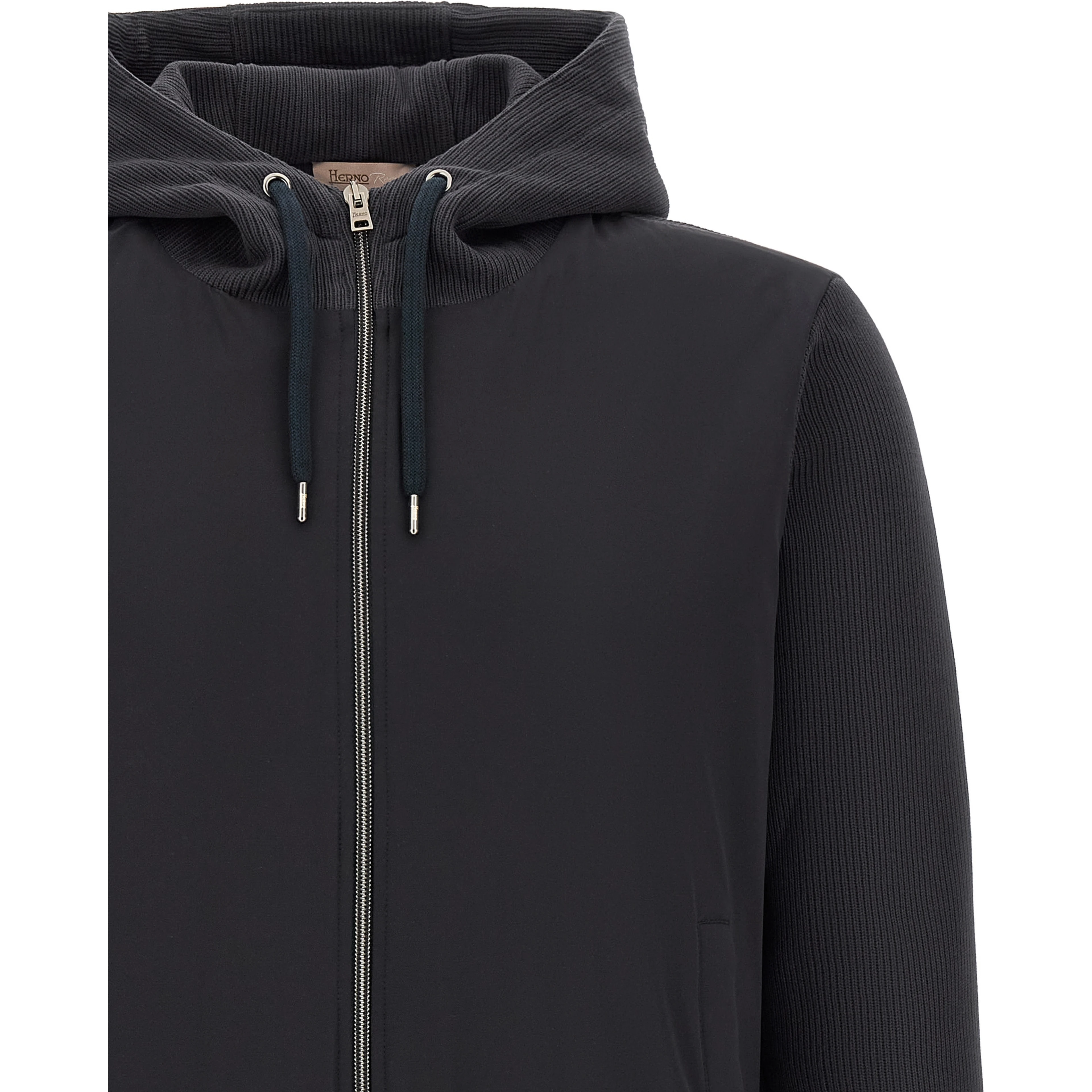 Blue Cotton Shell Jacket