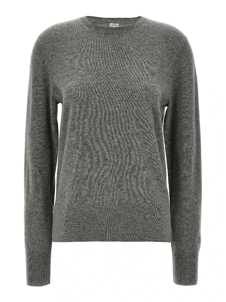 Gray Cashmere Cardigan