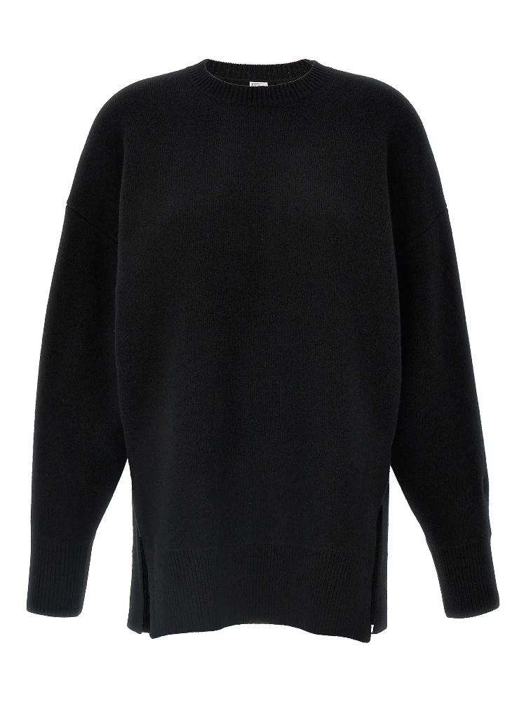 Black Polyester Cardigan