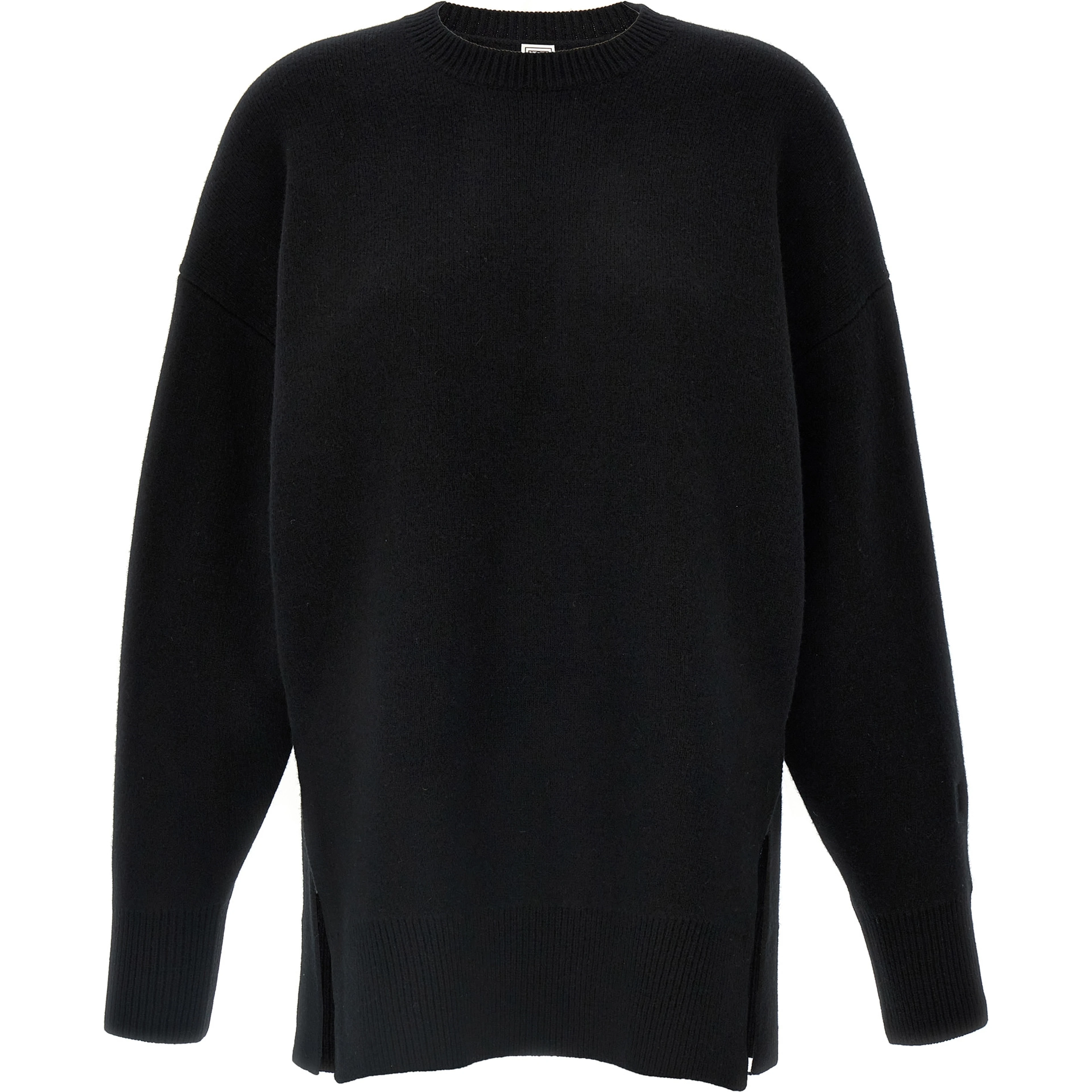 Black Polyester Cardigan