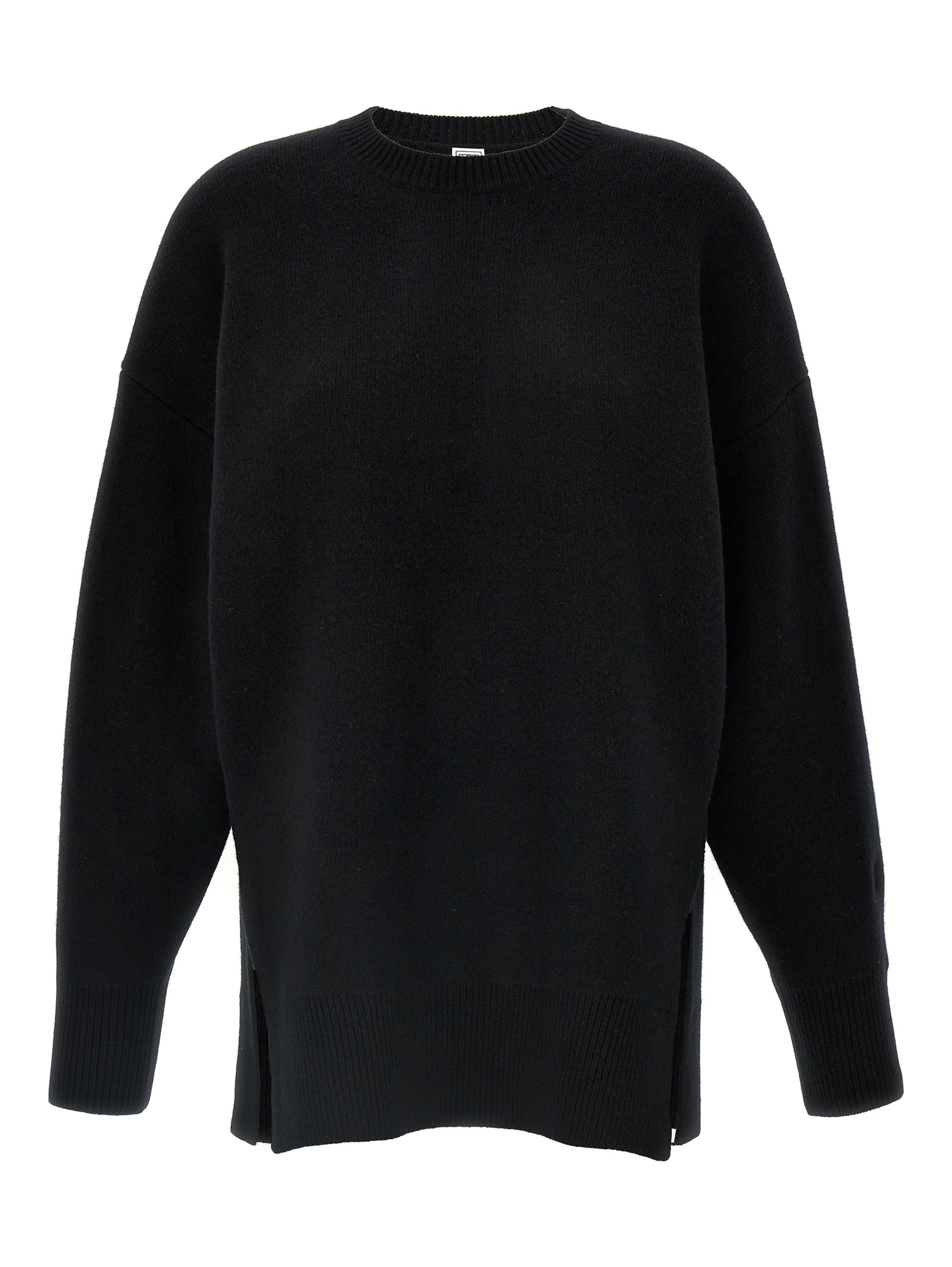 Black Polyester Cardigan