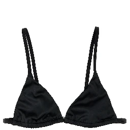 Black Polyester Bra