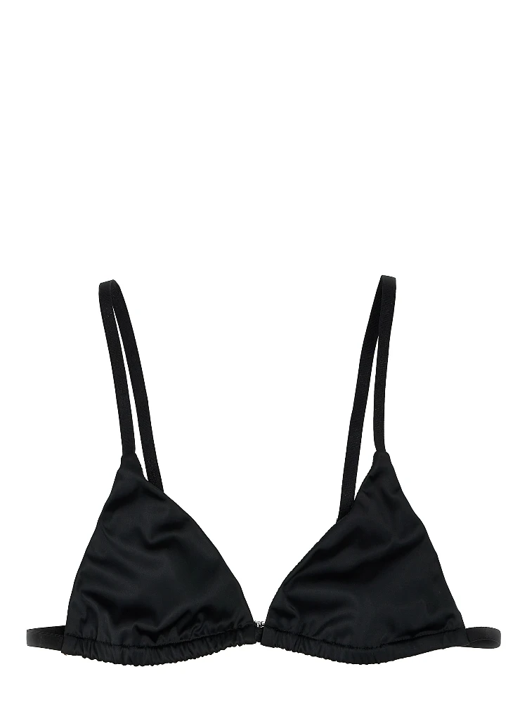 Black Polyester Bra