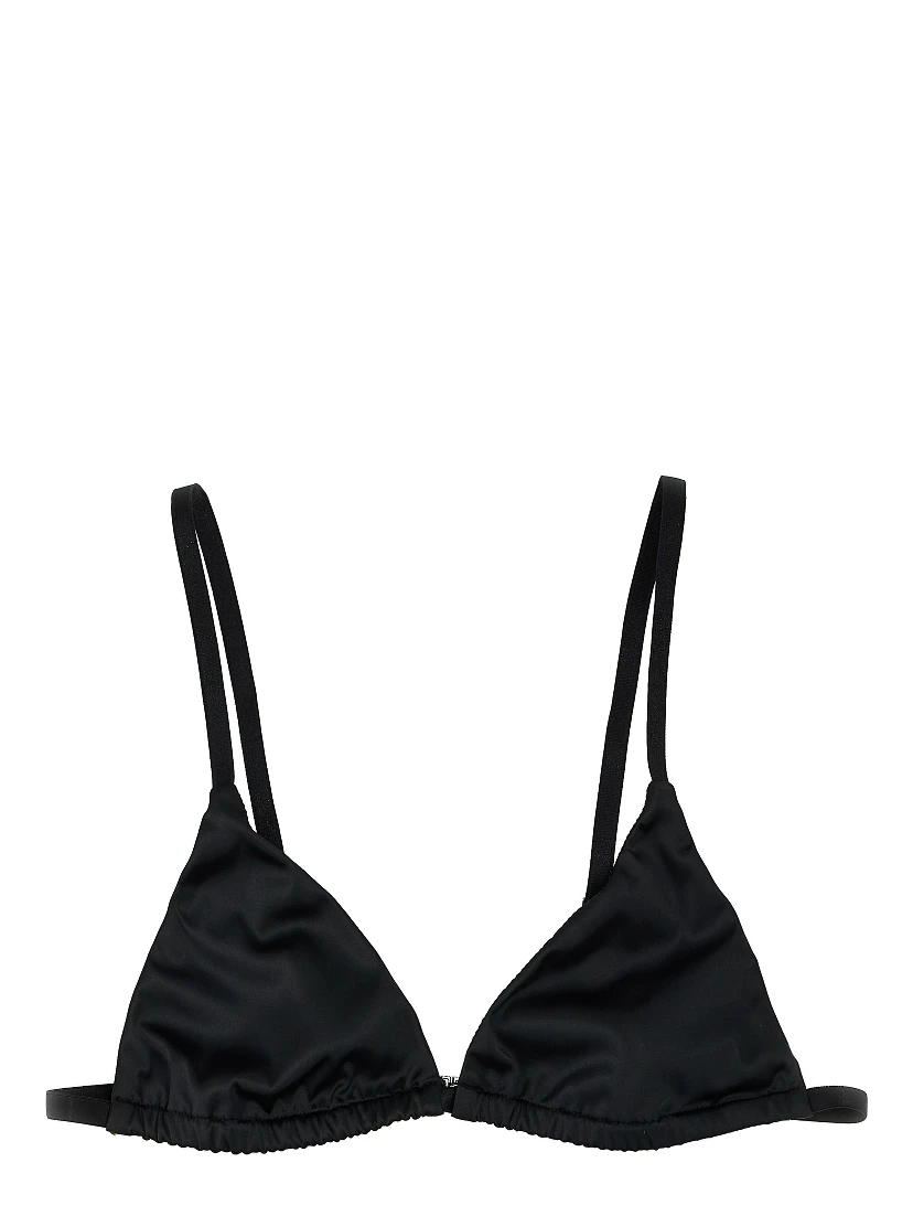 Black Polyester Bra