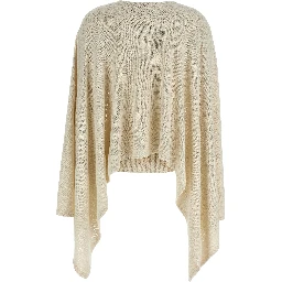 Beige Silk Cardigan