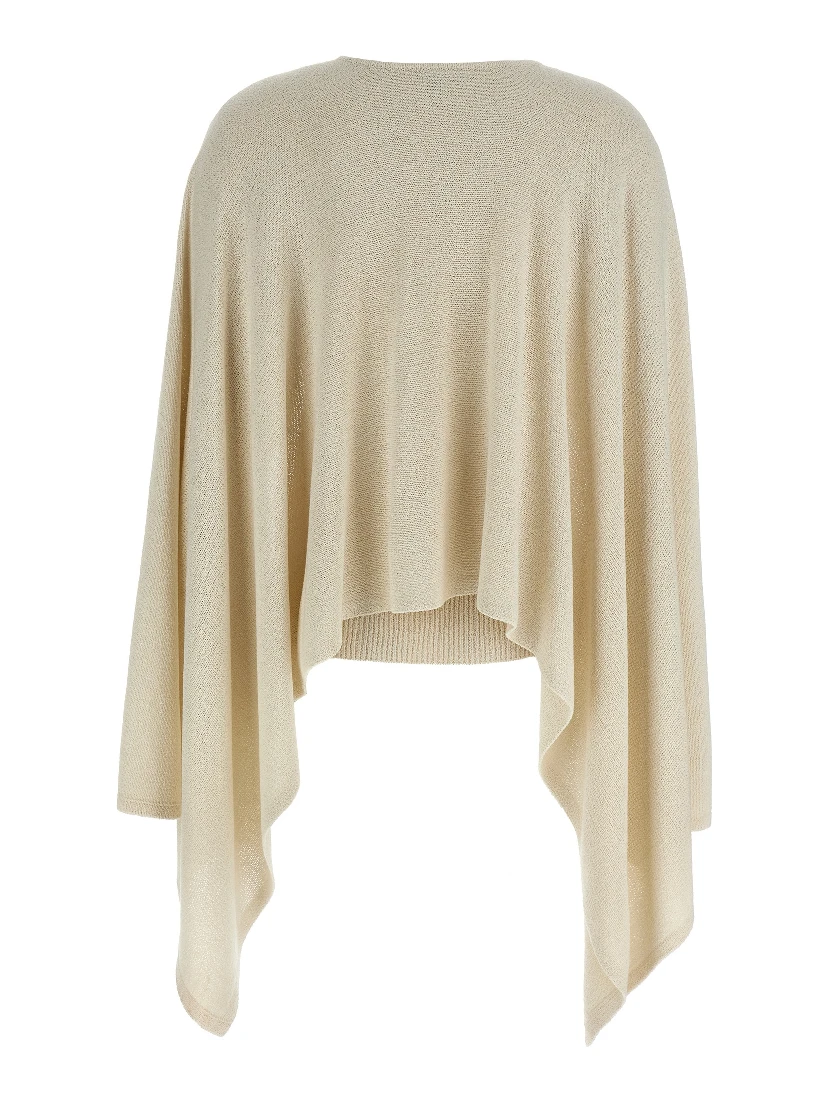 Beige Silk Cardigan