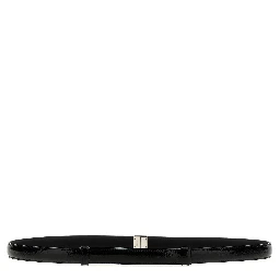 Black Calfskin Regular Belt