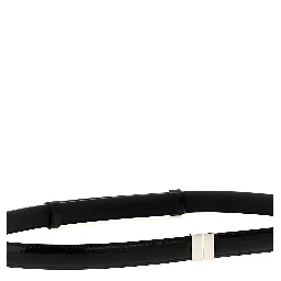 Black Calfskin Regular Belt