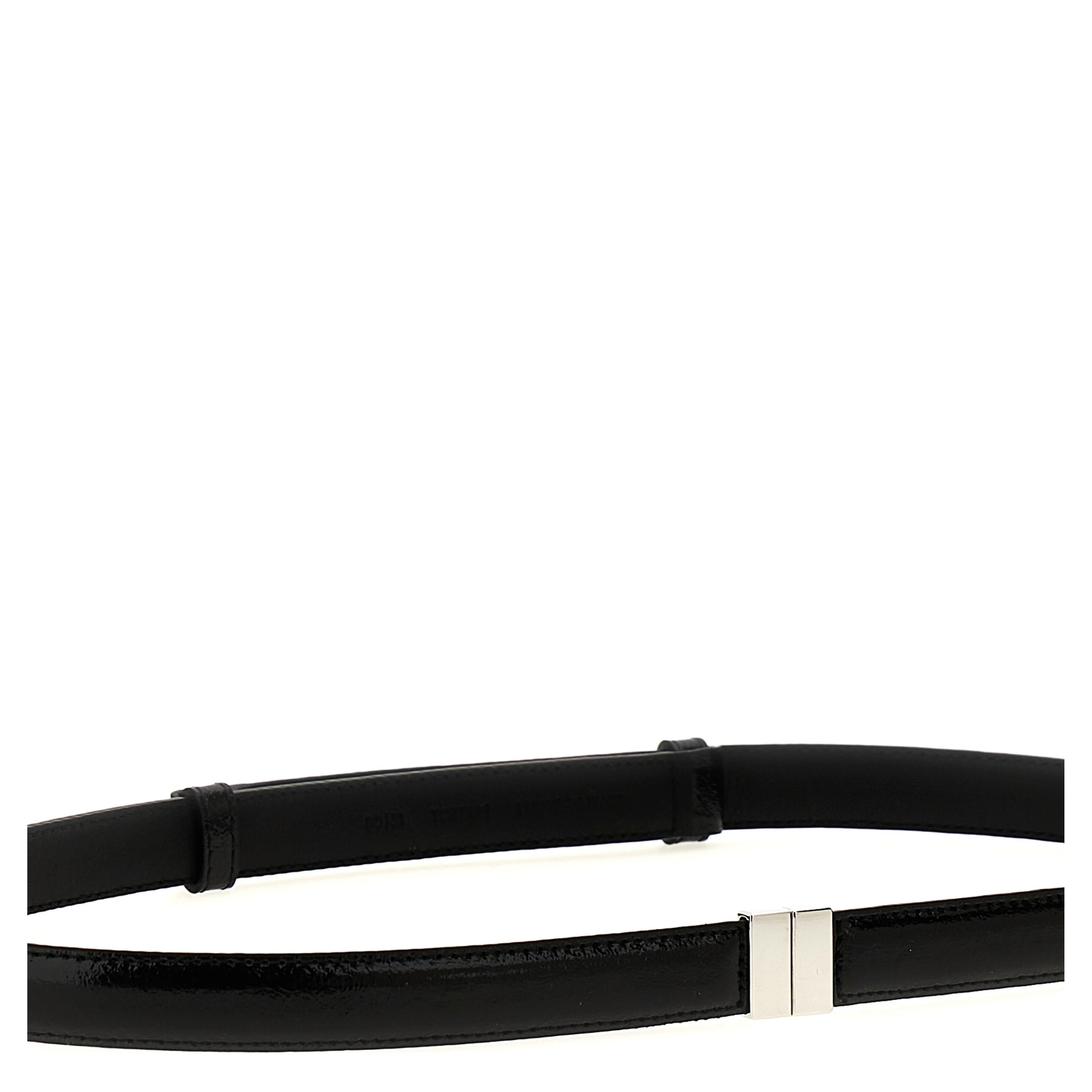 Black Calfskin Regular Belt