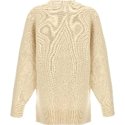 White Wool Cardigan