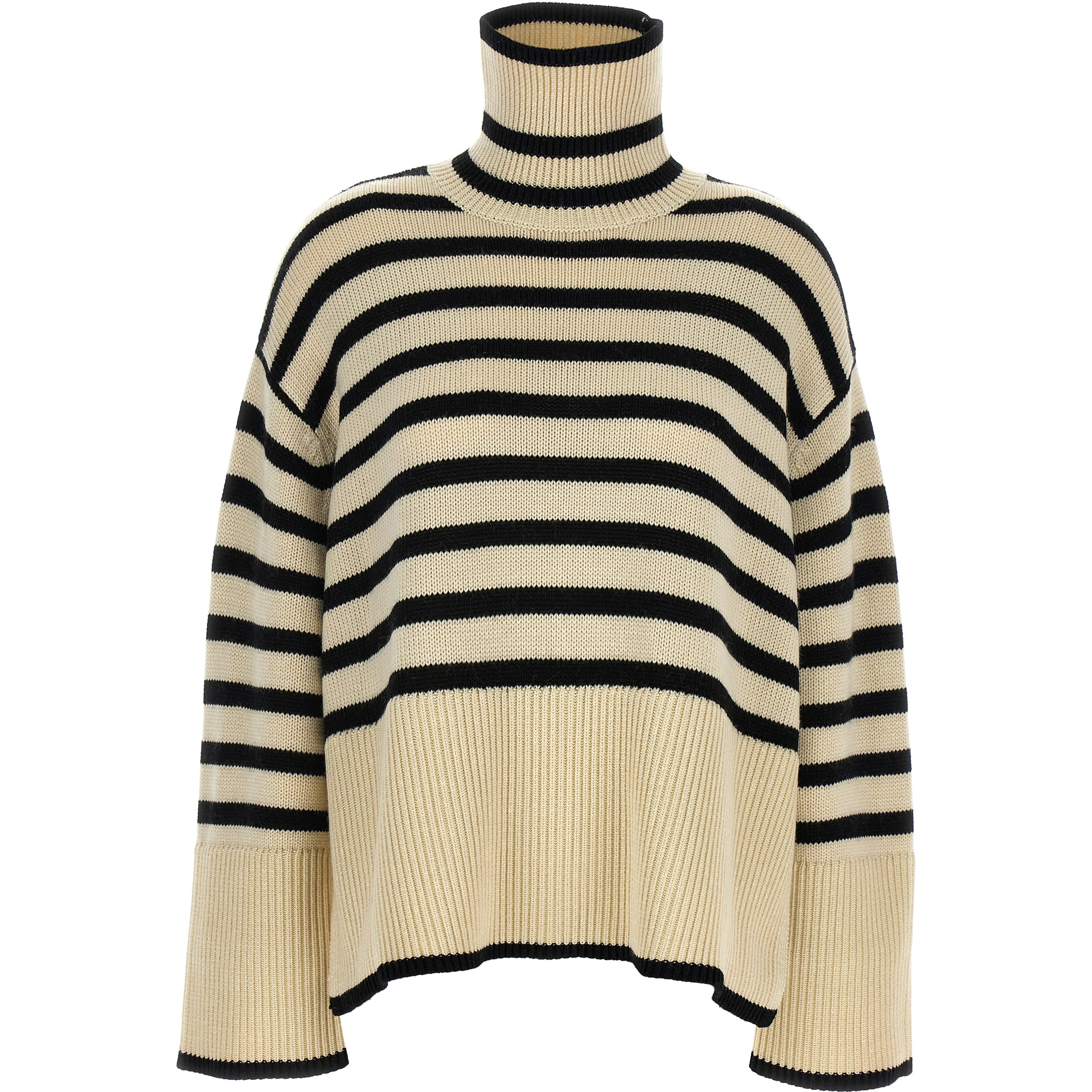 Bicolor Wool Cardigan