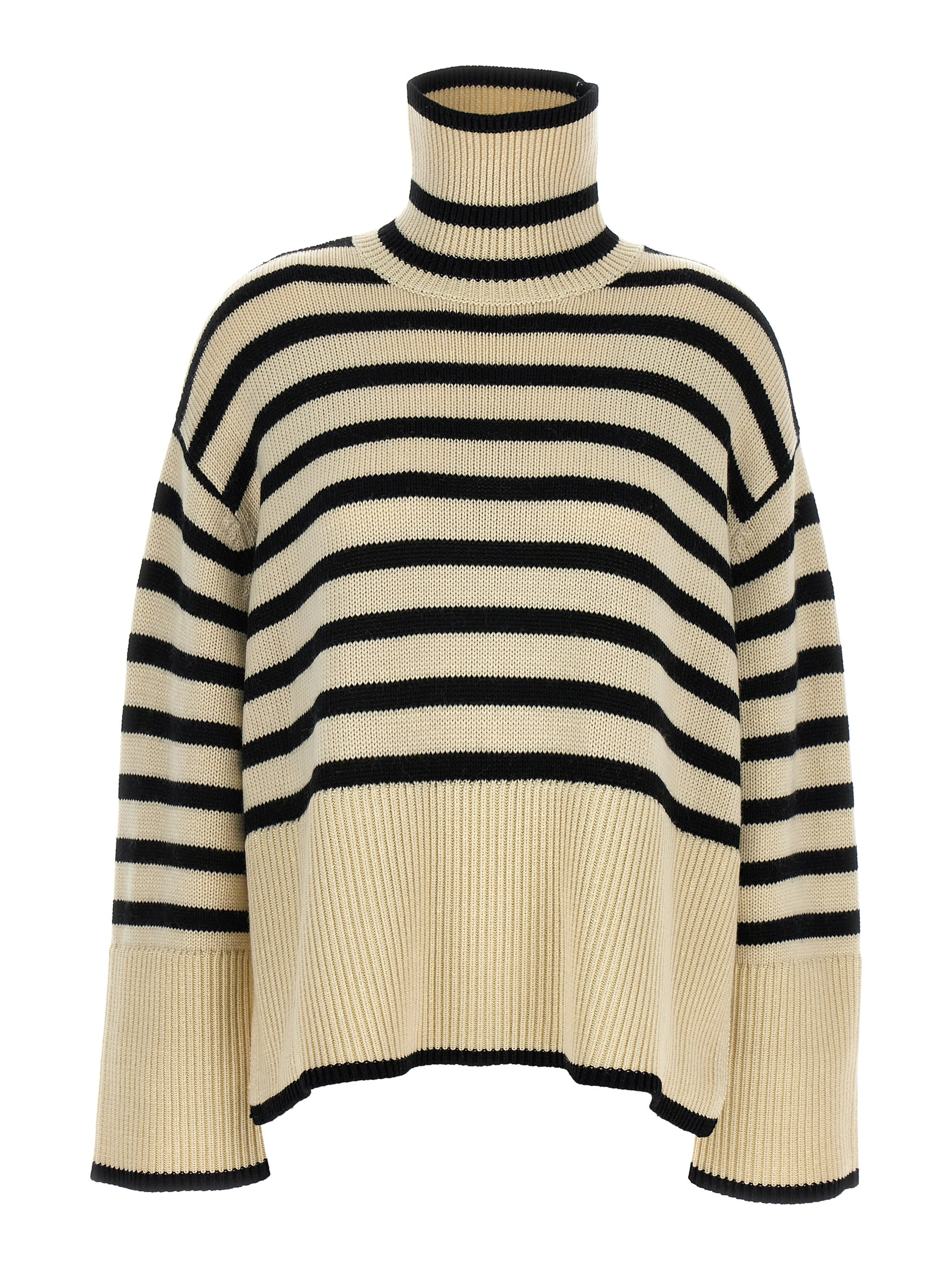 Bicolor Wool Cardigan