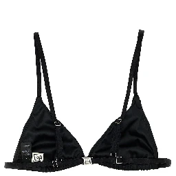 Black Polyester Bra