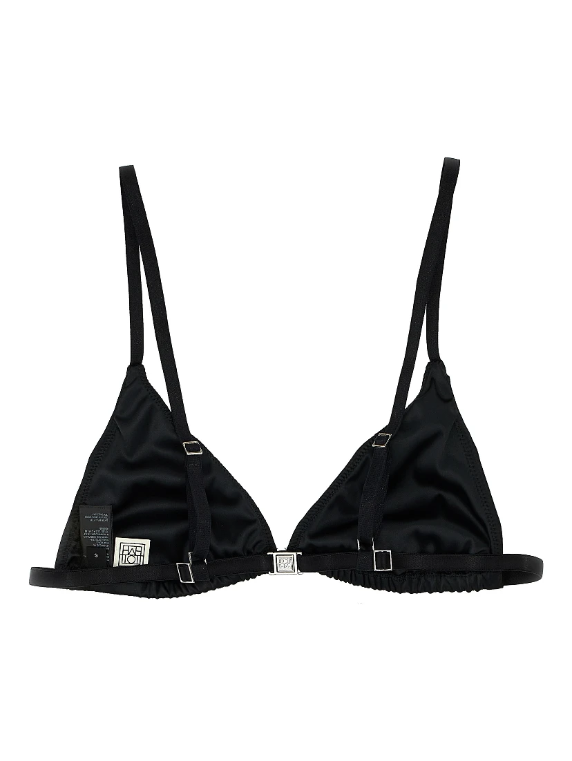 Black Polyester Bra