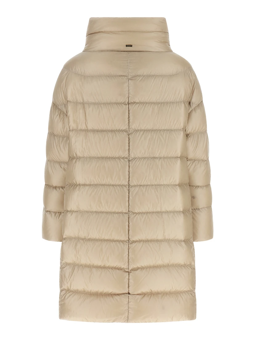 Beige Polyamide Coat