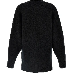Black Polyester Cardigan
