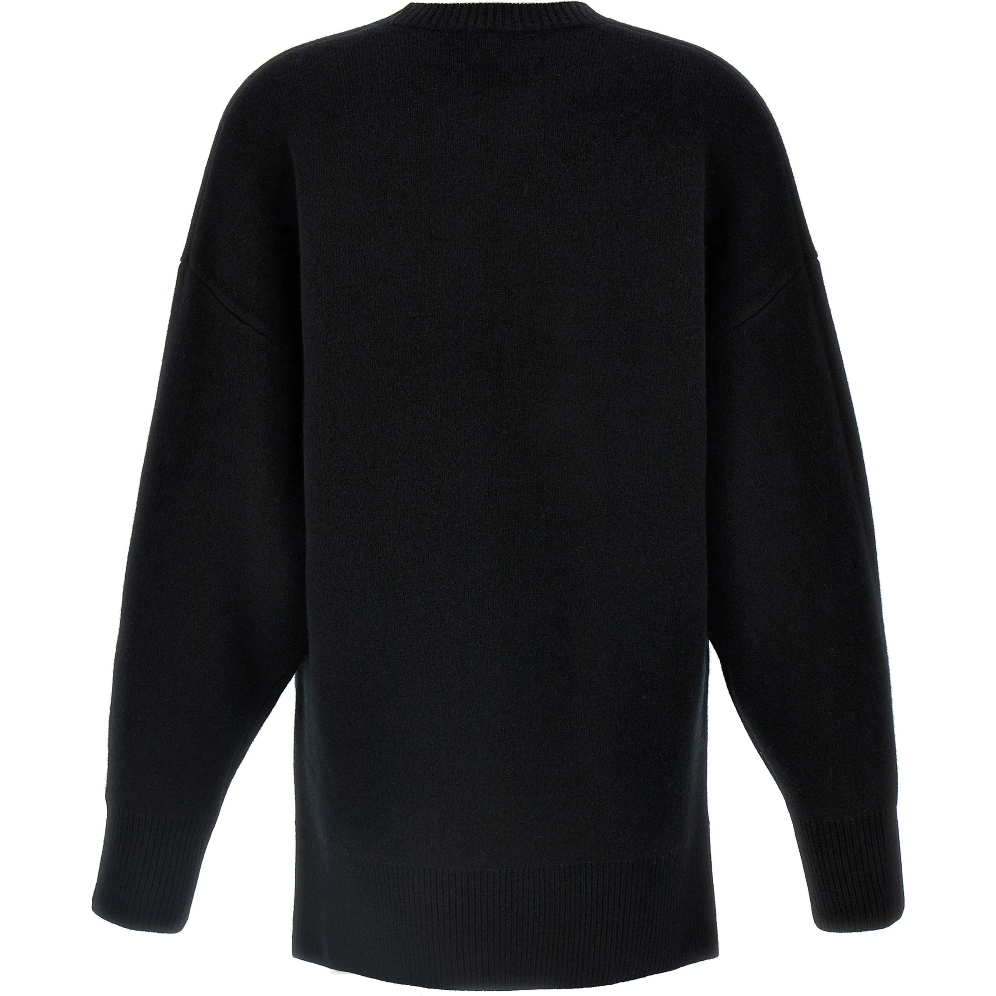 Black Polyester Cardigan
