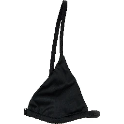 Black Polyester Bra