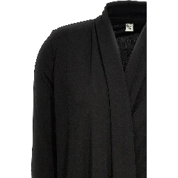 Black Viscose Long Dress