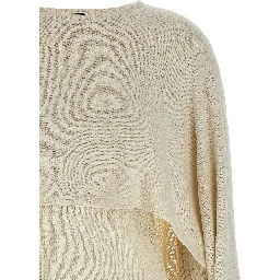 Beige Silk Cardigan