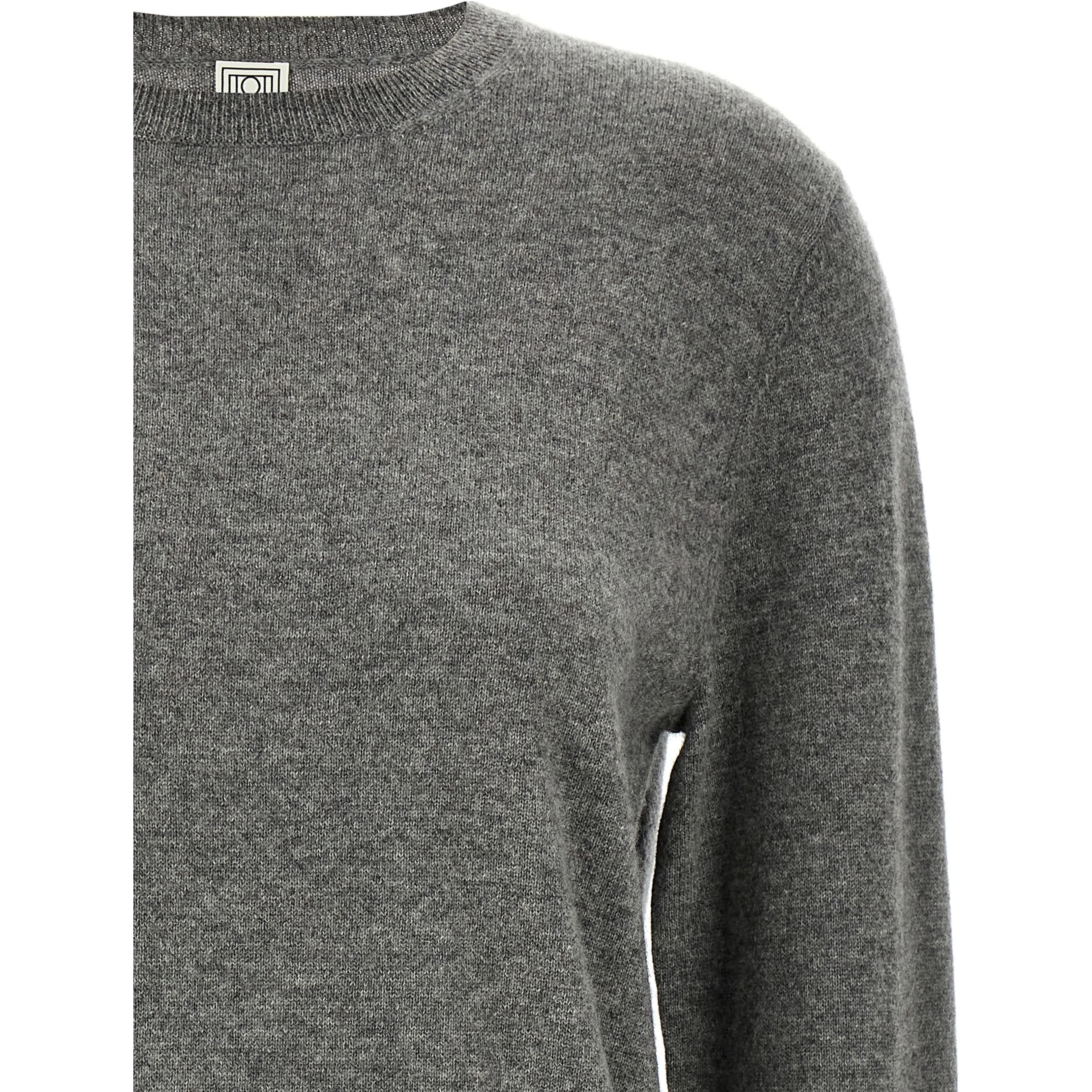 Gray Cashmere Cardigan