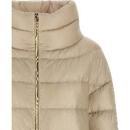 Beige Polyamide Coat