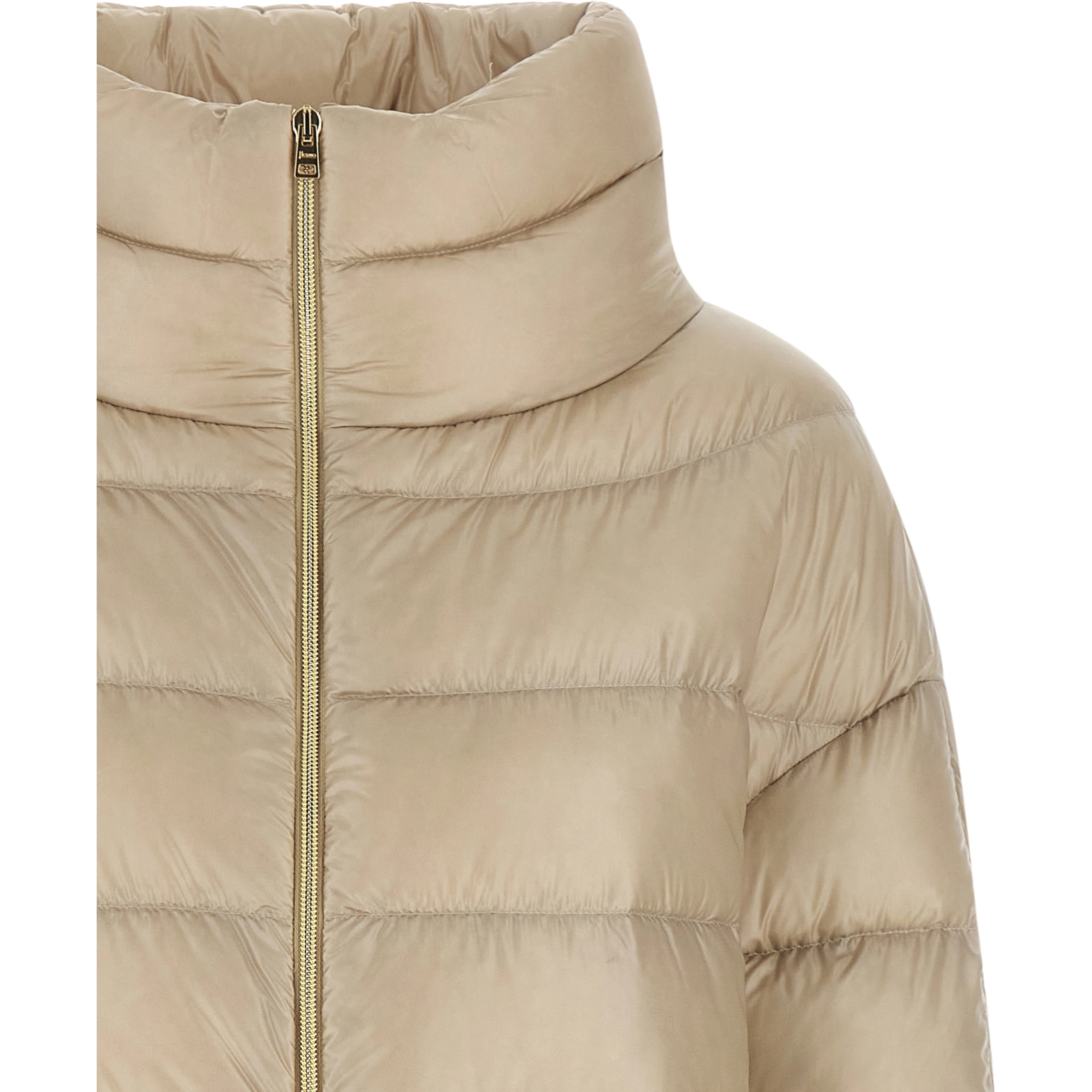 Beige Polyamide Coat