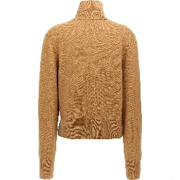 Beige Cashmere Cardigan