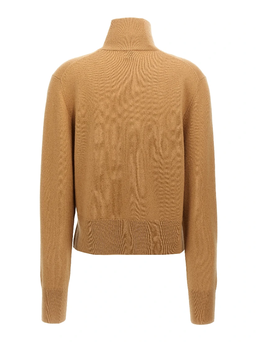 Beige Cashmere Cardigan