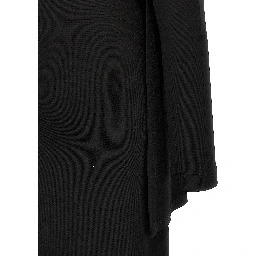 Black Viscose Long Dress
