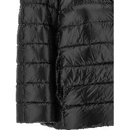Black Polyamide Full-Length Jacket