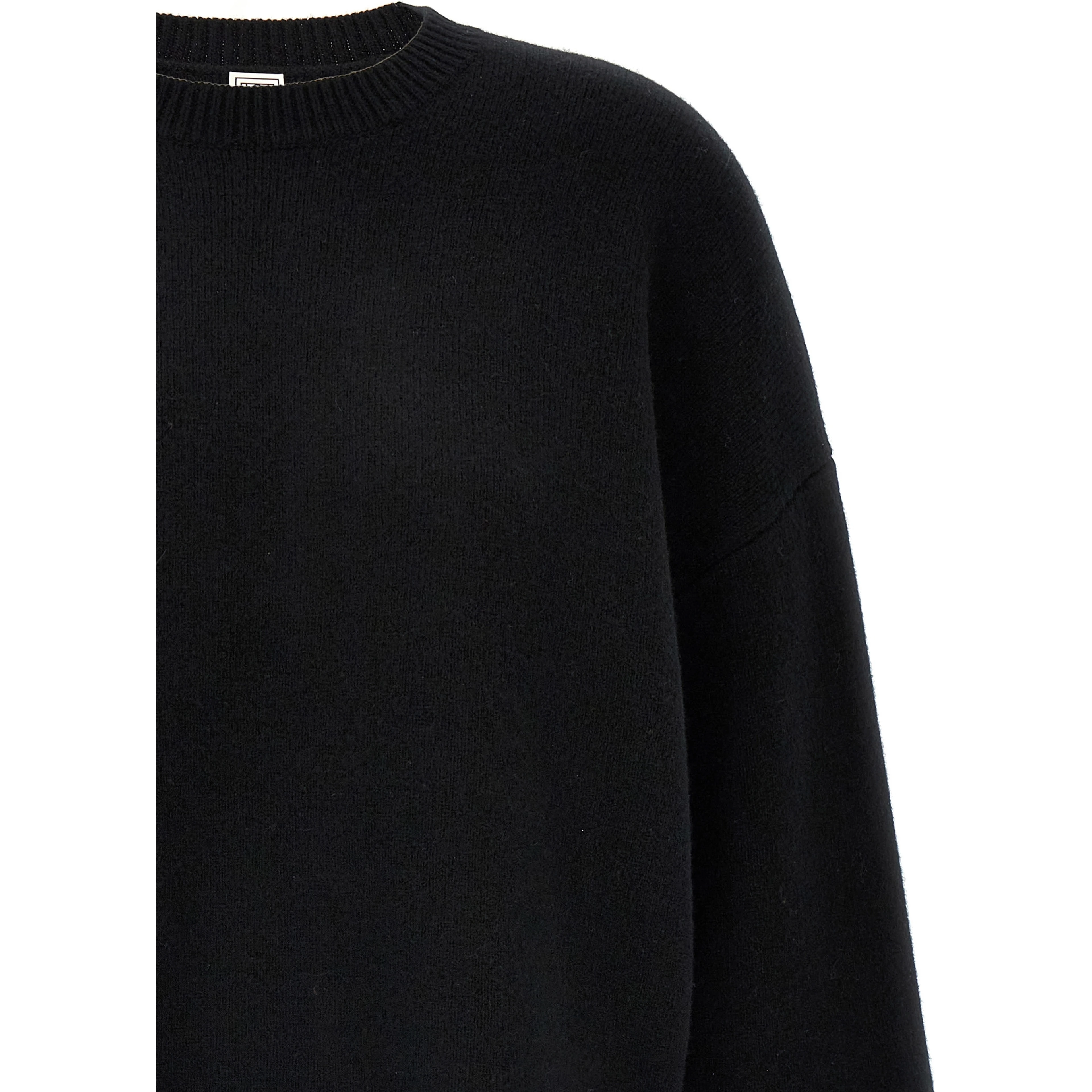 Black Polyester Cardigan