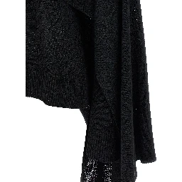 Black Silk Cardigan