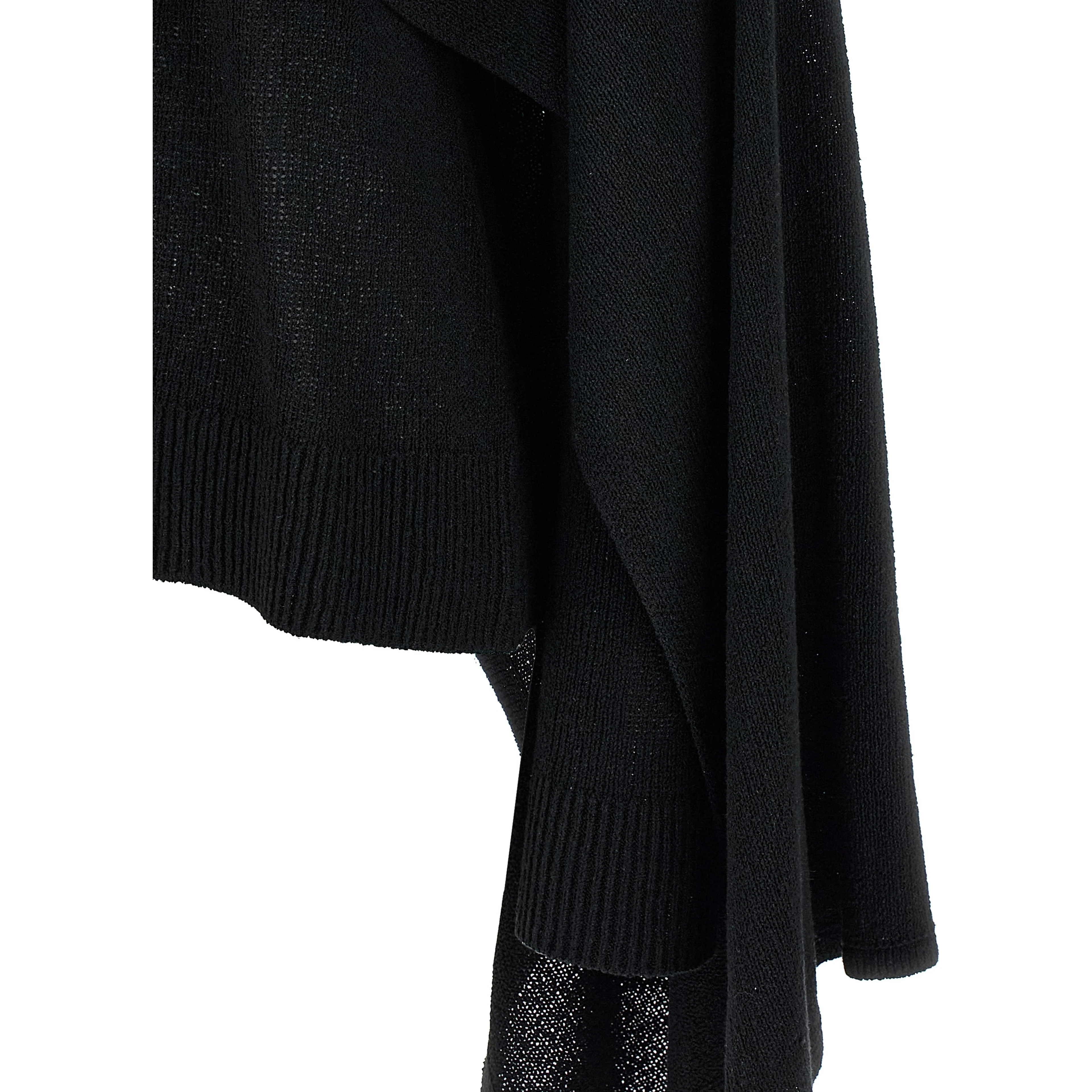 Black Silk Cardigan